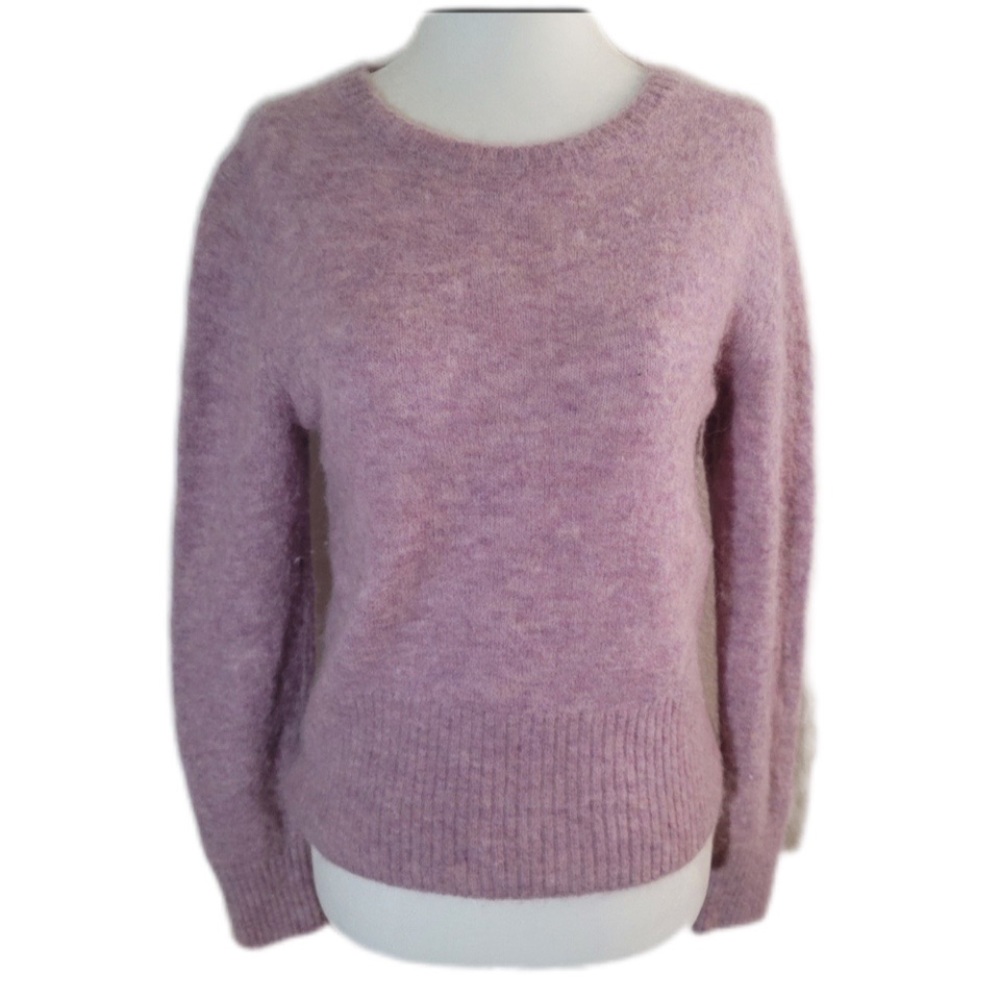 Zara Purple Alpaca Wool Sweater Medium